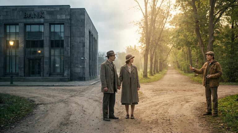 זוג בצומת דרכים בבחירת יועץ משכנתאות - הדרך לבנק מול הדרך עם יועץ פרטי