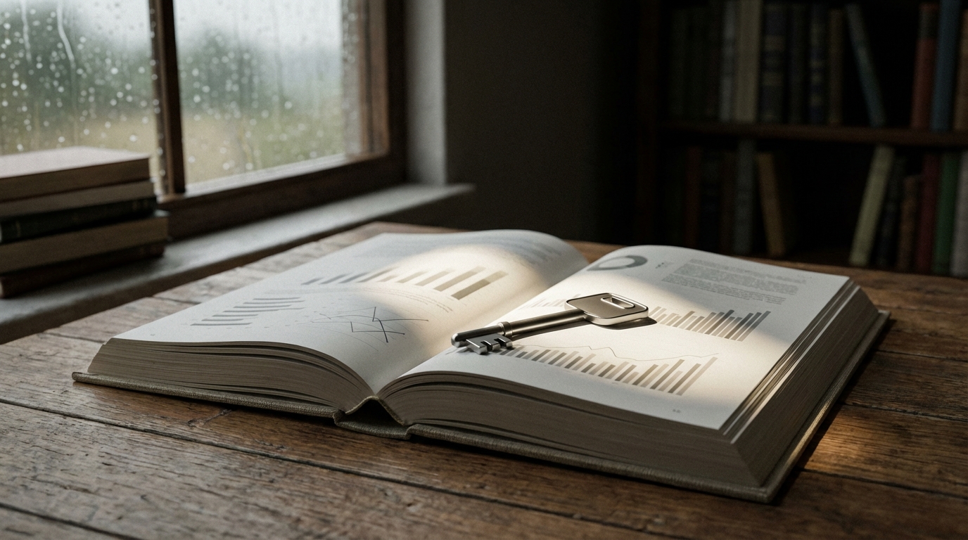 מפתח מסוגנן על ספר פיננסי פתוח, מייצג את הפתרון והליווי המקצועי ש-TK Finance מספקת למימוש הטבות מס.